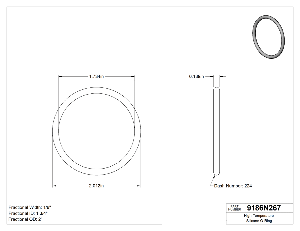 Technical drawing - 9186N267